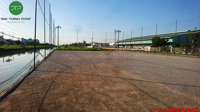 Đại Thịnh Phát thi công sân bóng tại KCN Đại Đồng - Hoàn Sơn